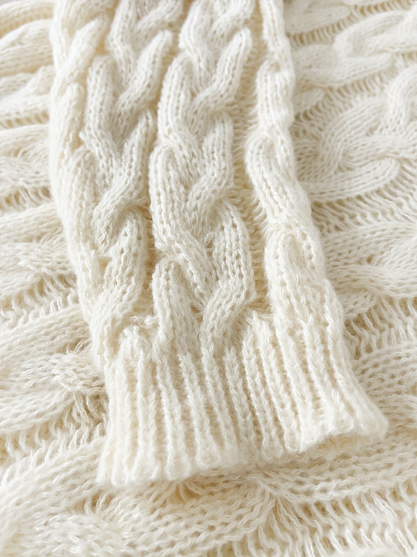 Женский вязаный свитер с капюшоном больших размеров, с длинными рукавами, V-образным вырезом, пуловер