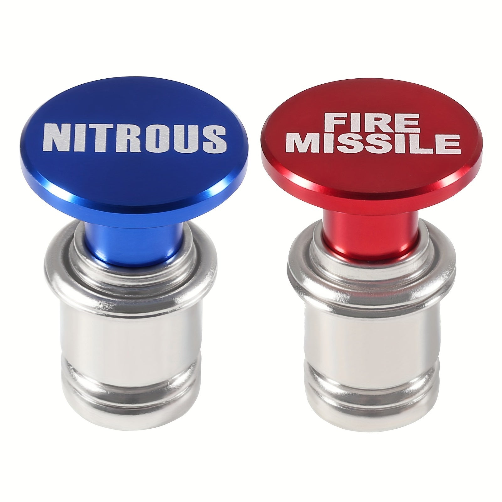 2 Pieces Car Fire Missile Eject Panic Button 12V Lighter Plug Auto Accessories