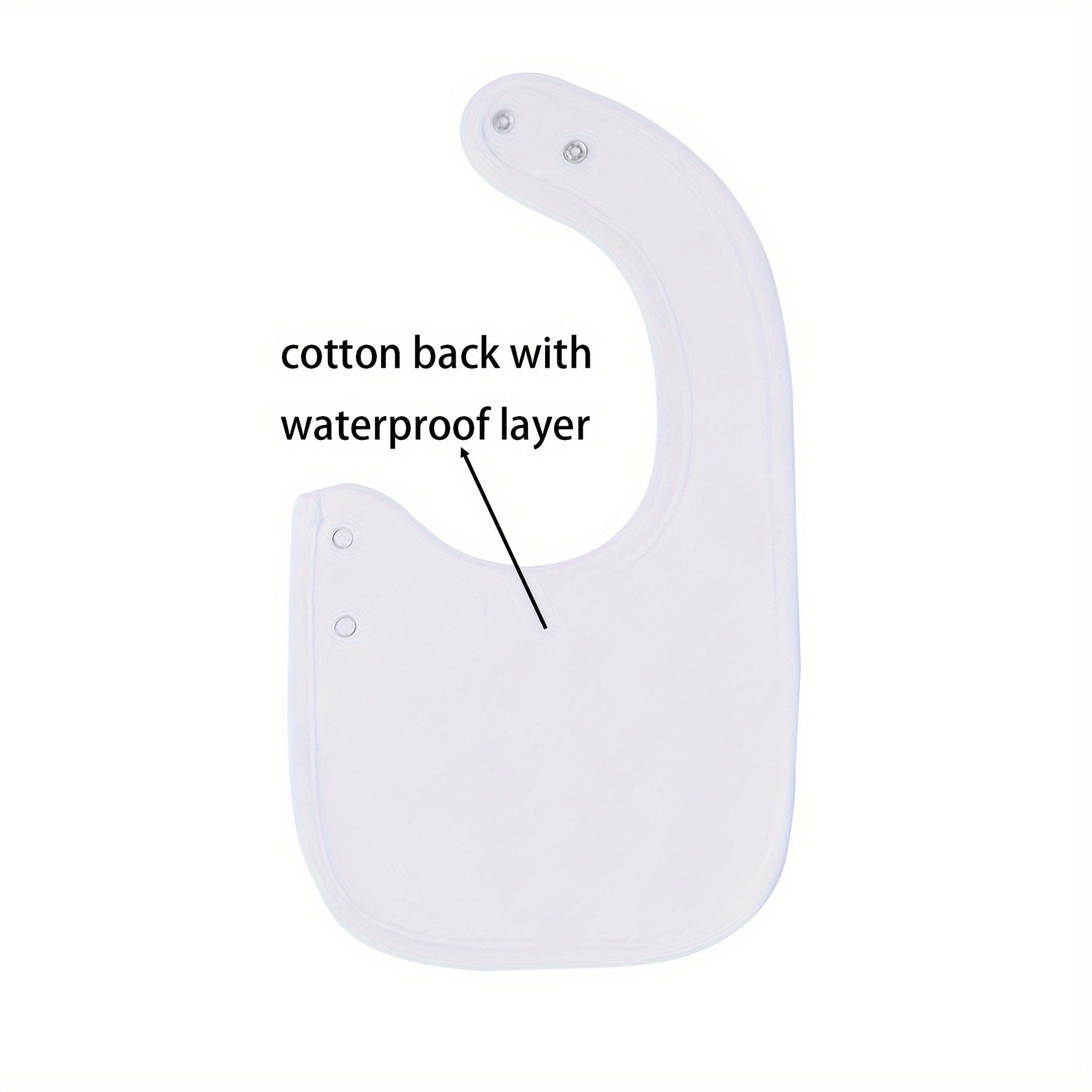 Adjustable Waterproof Feeding Bibs with Cartoon Designs for All Seasons 6 Pack