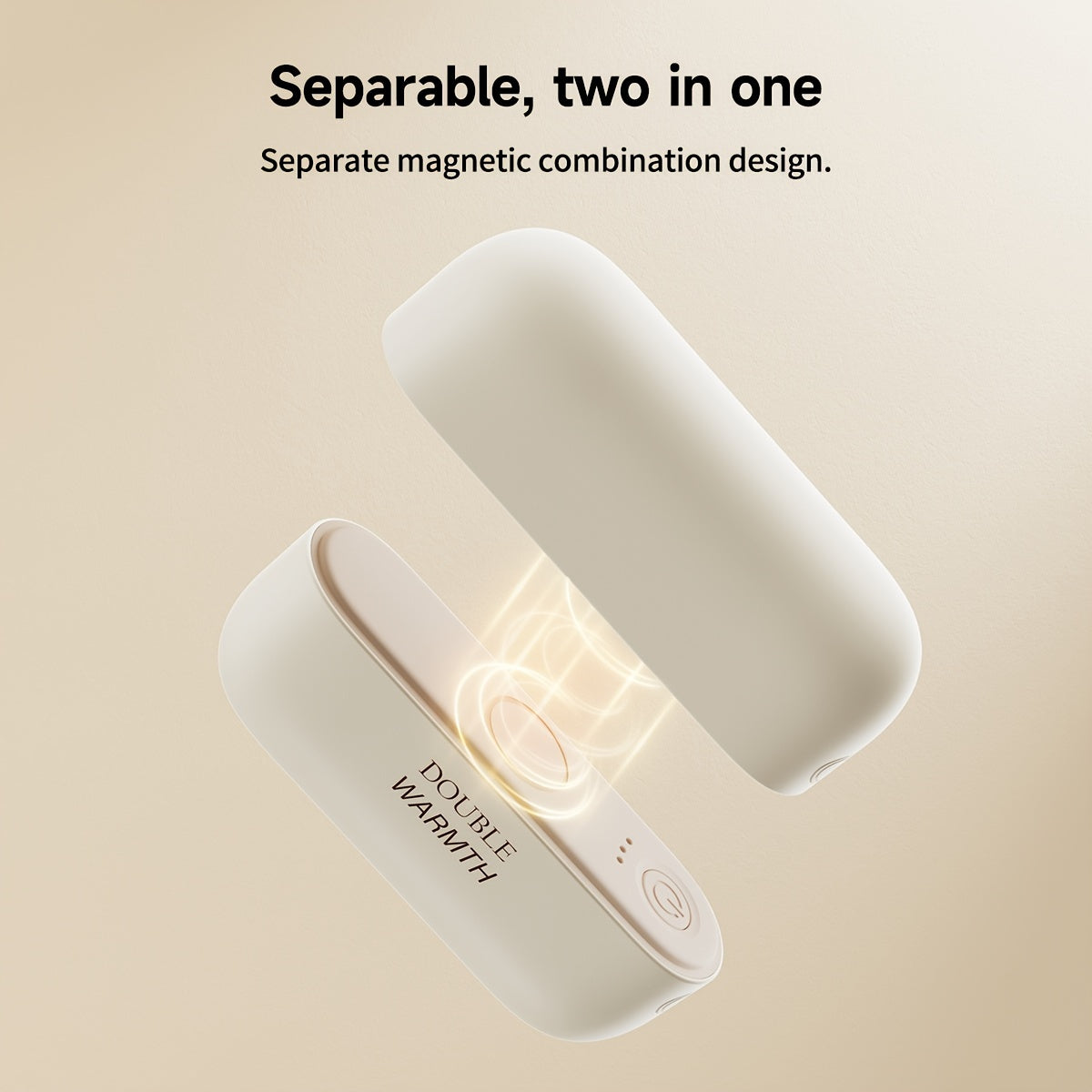 Rechargeable Hand Warmers with Magnetic USB-C Electric Heaters Compact Pocket Size