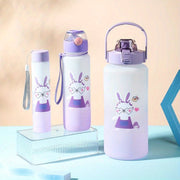 Cartoon Animal Water Bottles for Kids Outdoor Sports and Birthday Gifts