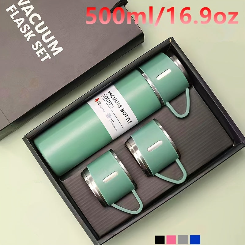 500ml Stainless Steel Thermal Mug Vacuum Insulated for Hot Cold Beverages Outdoor Office