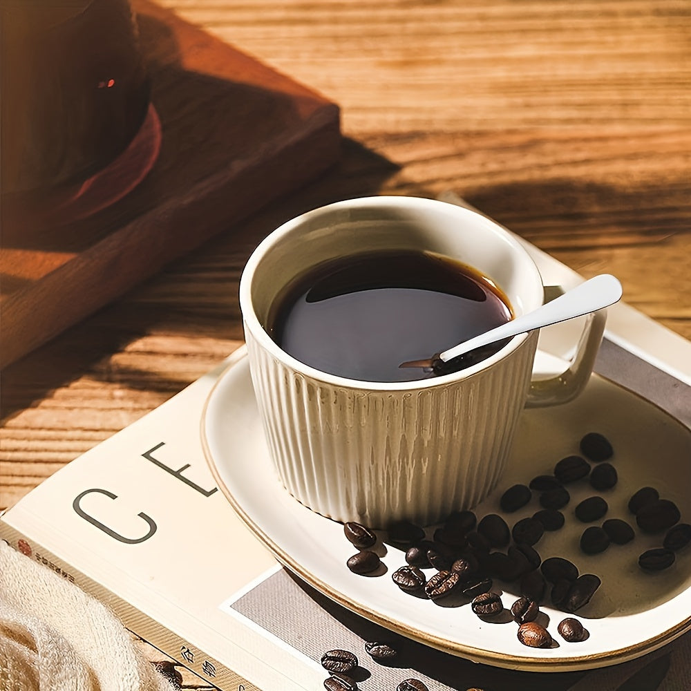 Set of 6/8 Stainless Steel Coffee Tea Mini Spoons 13.69cm Dishwasher Safe