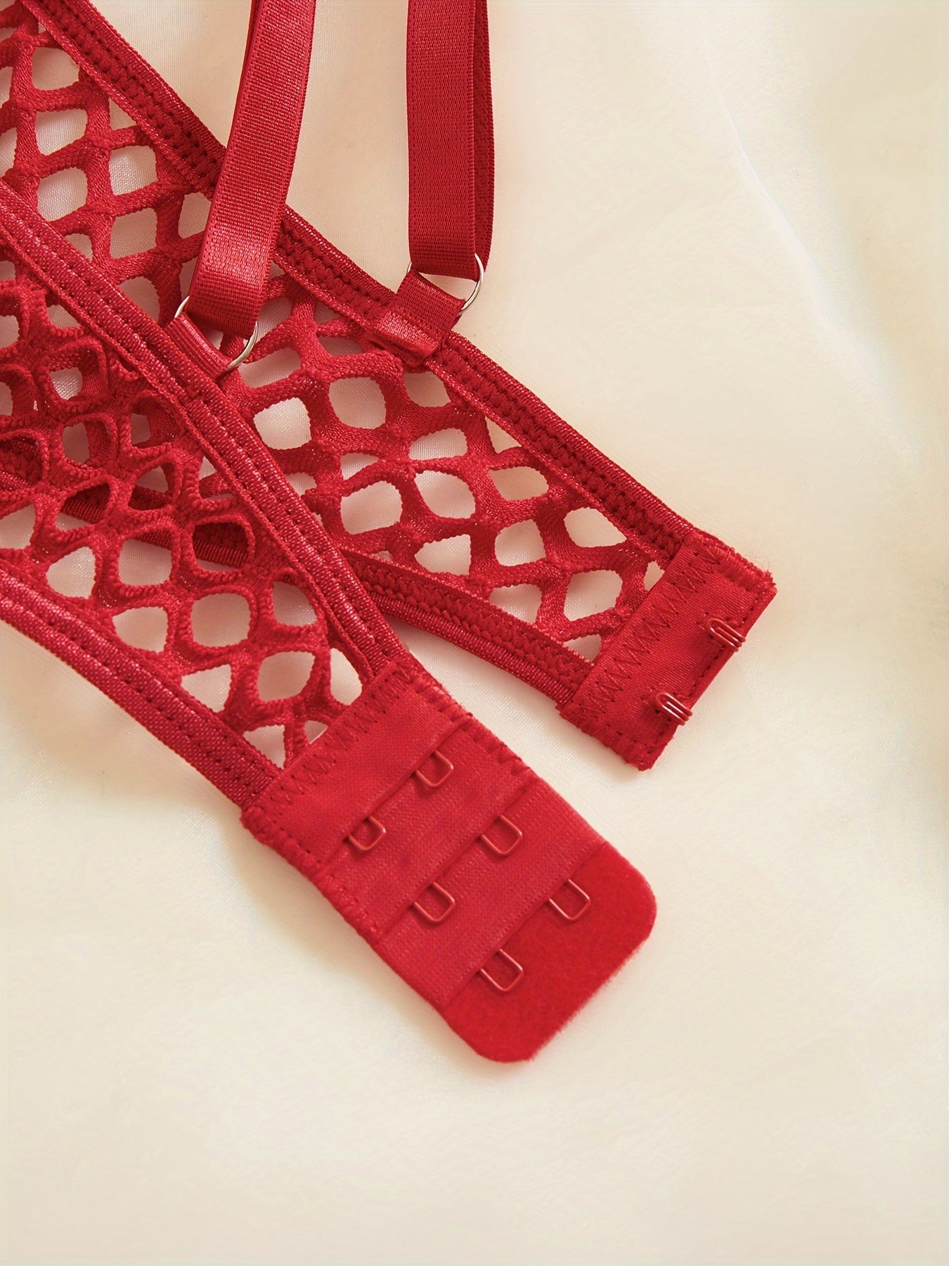 2-qismli sexy baliq tarmoq lure ichki kiyim