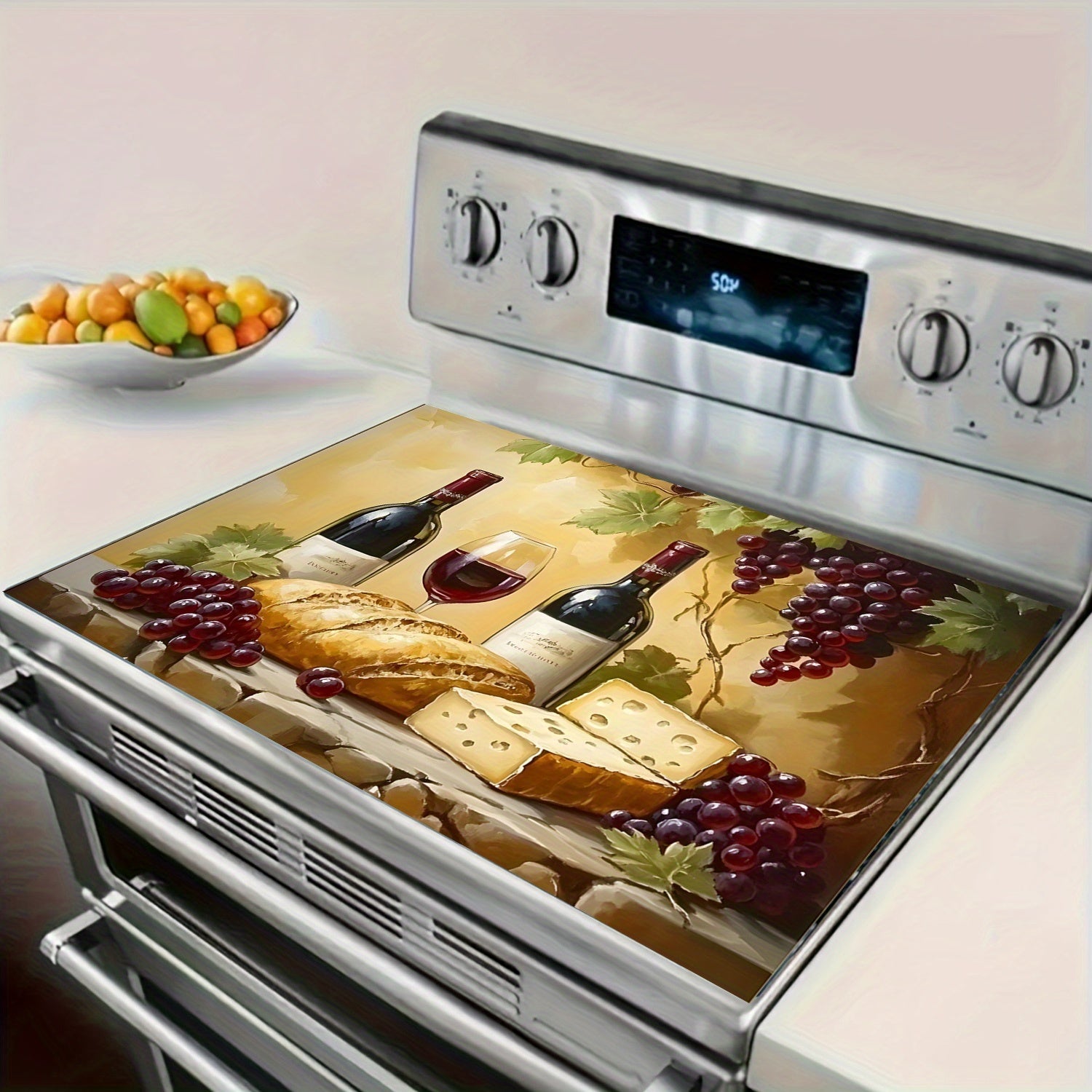 Полиэстеровая крышка для плиты с противоскользящим, царапиноустойчивым покрытием для варочных панелей и бытовой техники