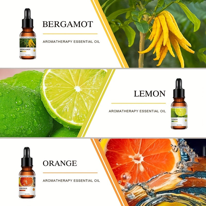 5 ta shisha aromaterapiya asosiy yog'i uchun diffuzorlar, shamlar uchun to'ldirish suyuqligi