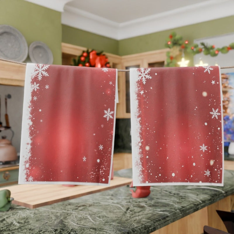 Set of 2 Snowflake Christmas Winter Decorations 18x66 cm