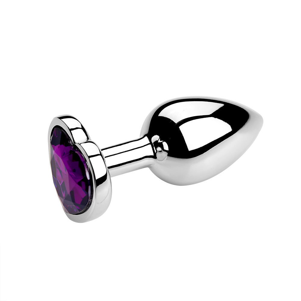 Унисекс силиконовая анальная пробка в форме сердца для личного секс-игрушки массажер