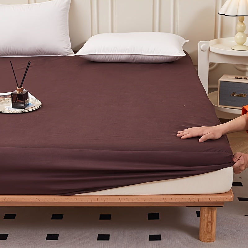 Waterproof Fitted Mattress Protector Large Noiseless Machine Washable Soft Pet Bed Cover