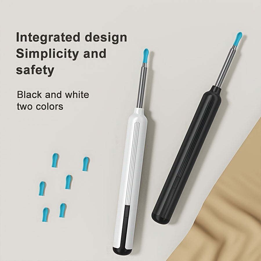 USB Rechargeable Ear Wax Removal Tool with Camera and Light for All Skin Types