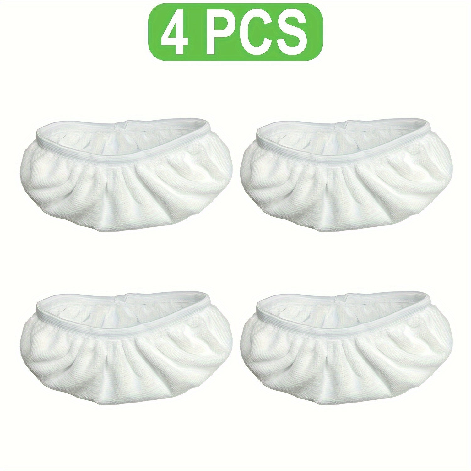 Microfiber Mop Replacement Pads Set of 4 for Wet Dry Floor Cleaning