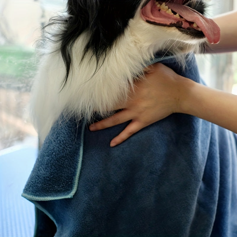Microfiber Pet Towel for Dogs and Cats Quick Dry Soft Cozy Bath and Snuggle