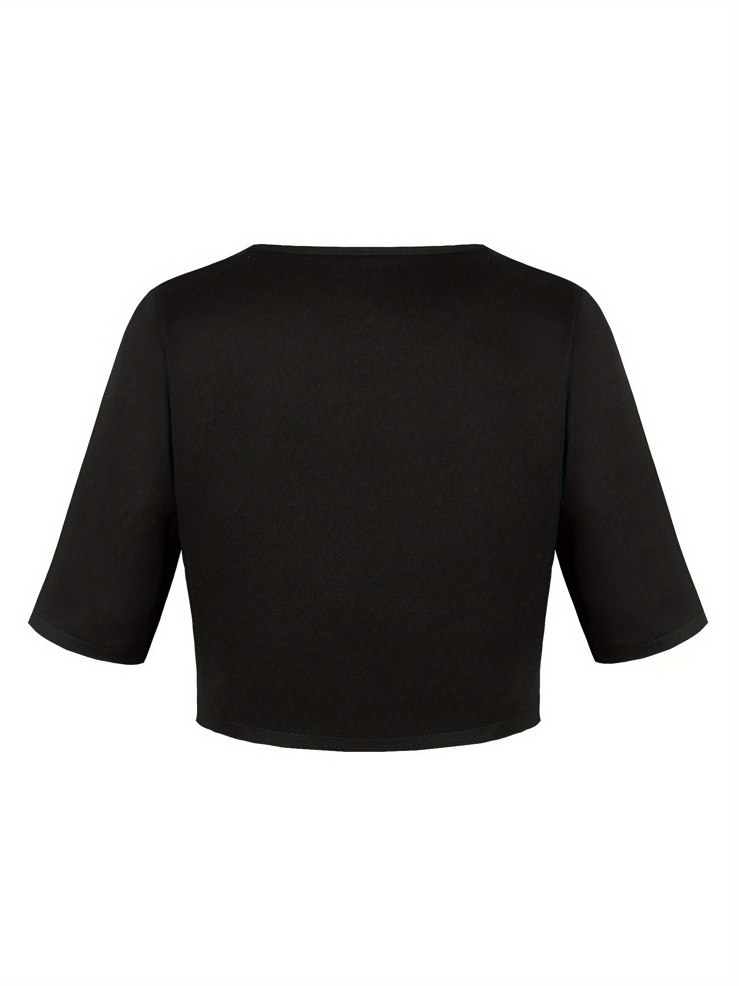 Women's Floral Print Dress Set with Solid Outerwear and Contrast Lace Crew Neck