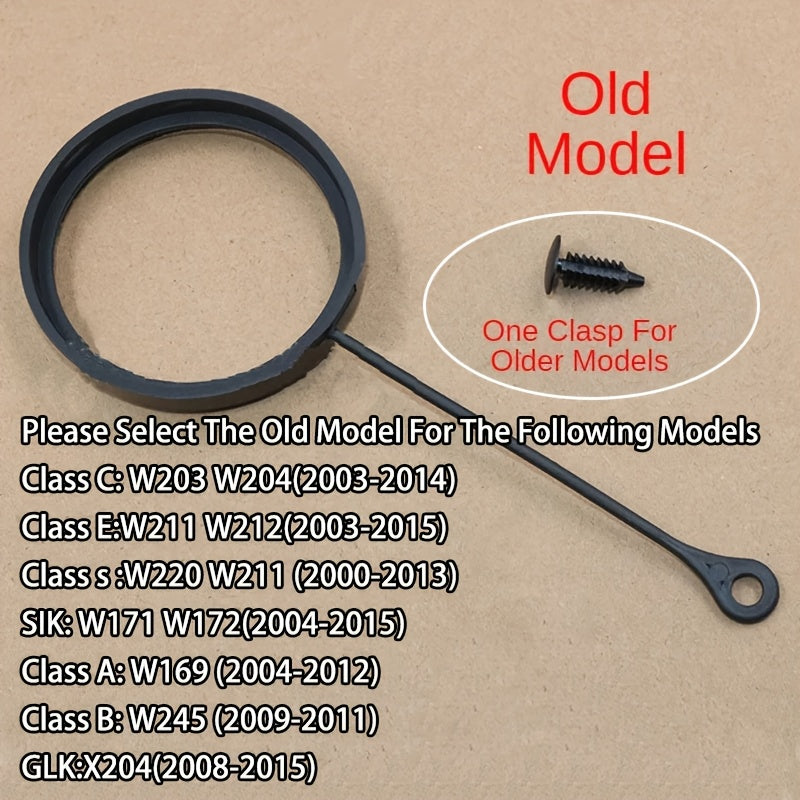 Universal Black Fuel Cap with Anti-Lost Rope for Car Fuel Tank