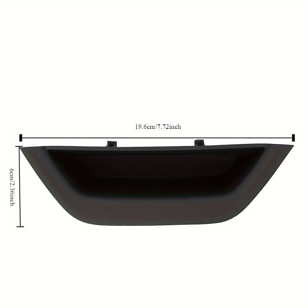 Black Beige Carbon Fiber Pattern Car Door Pull Handle Cover Storage Box For SUV