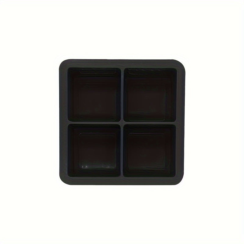 Large Silicone Ice Cube Tray With Lid Square Ice Molds Big Block Stackable