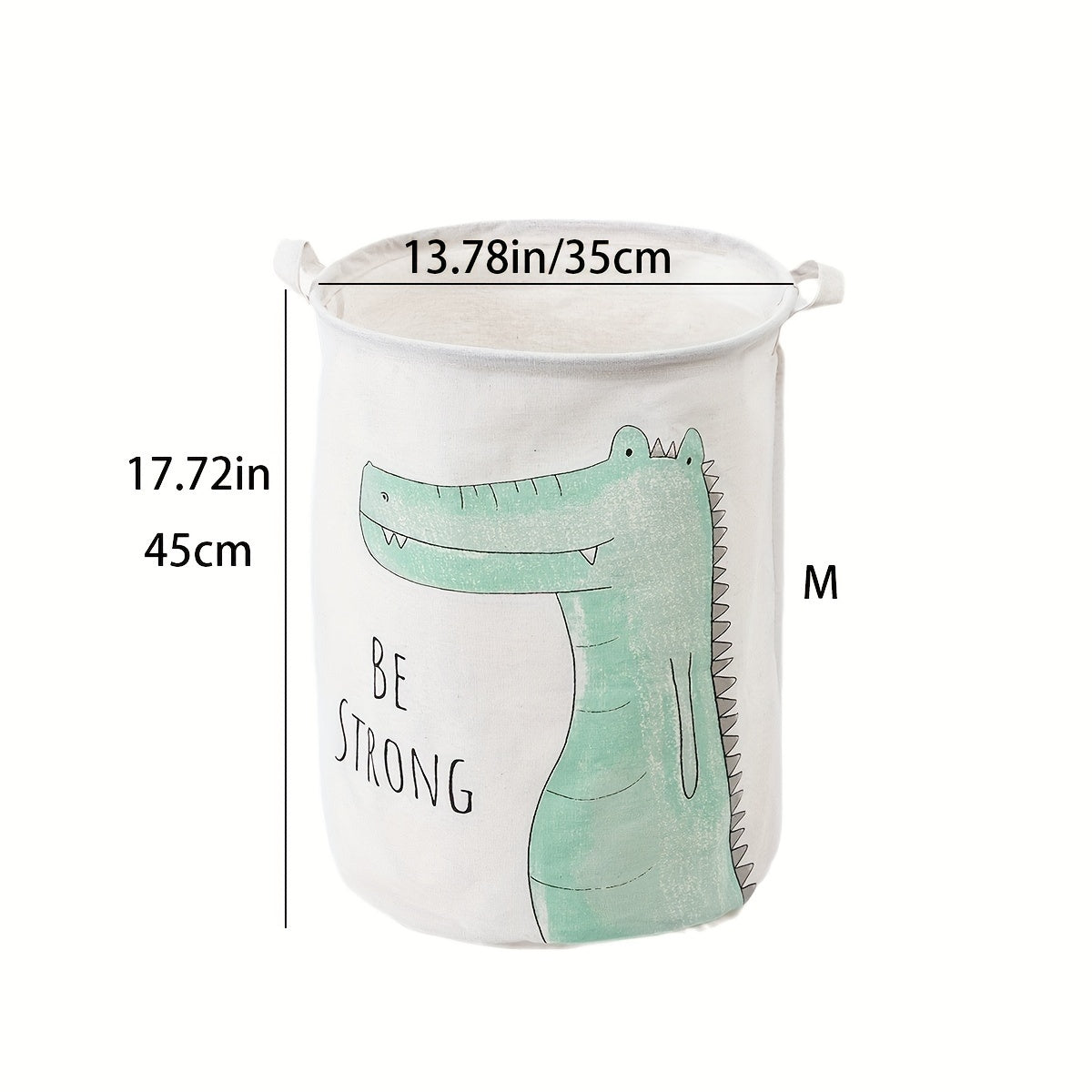 Ko'p funksiyali multfilm bosma saqlash savati tutqichlar bilan - turli xil narsalar uchun ajoyib; turli xonalar uchun mos - oq rang.