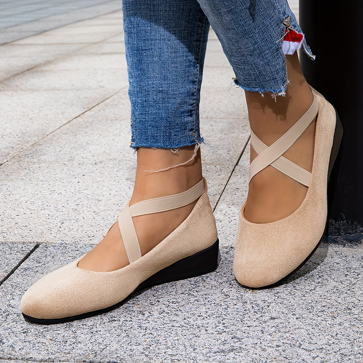 Ayollar uchun kengaytirilgan poyabzal, kundalik Mary Jane, bir rangli, osongina kiyinadigan, qora, nude, ko'k