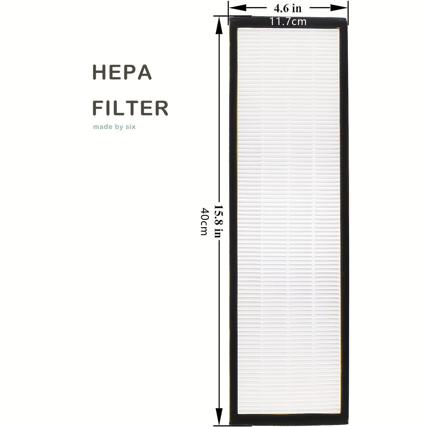 HEPA Activated Carbon Filter Replacement Kit for Air Purifiers Easy Install