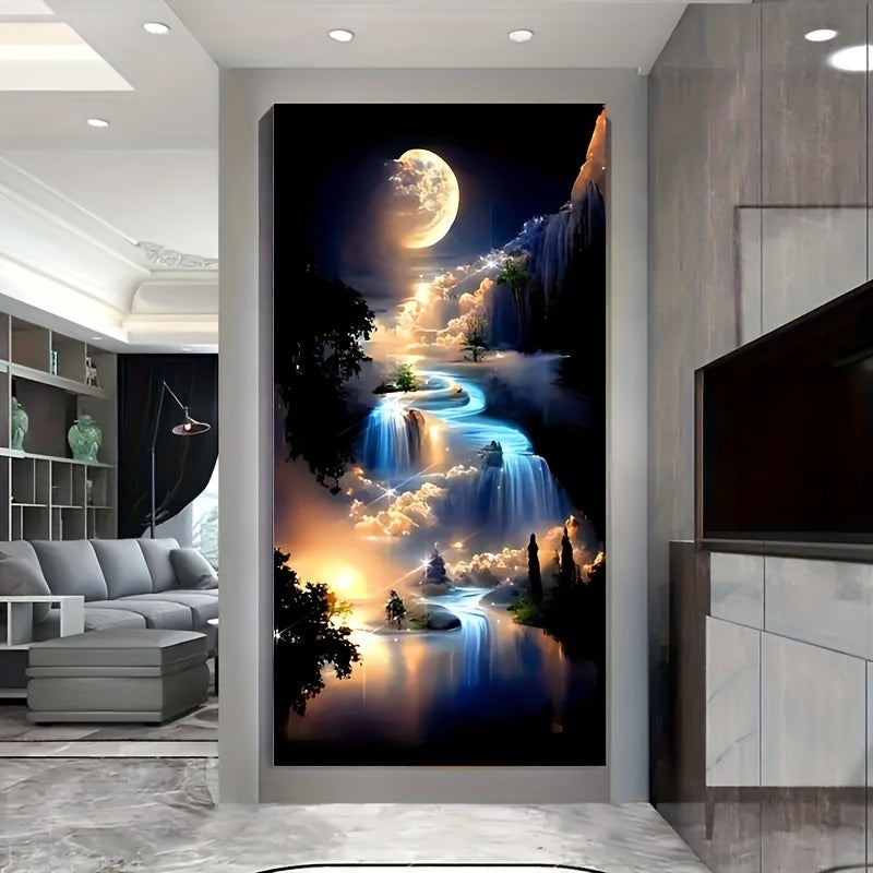 Zamonaviy abstrakt plakatlar va bosma, galereya, yotoqxona, ofis va yashash xonasi uchun moyli rasm devor bezaklari. Ramkasiz.