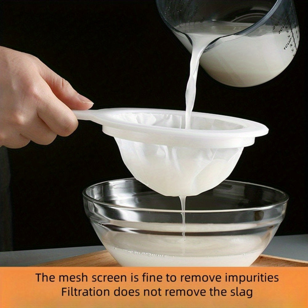 Bolsa reutilizable para leche de nueces unisex, filtro fino, paño de queso, colador de yogur