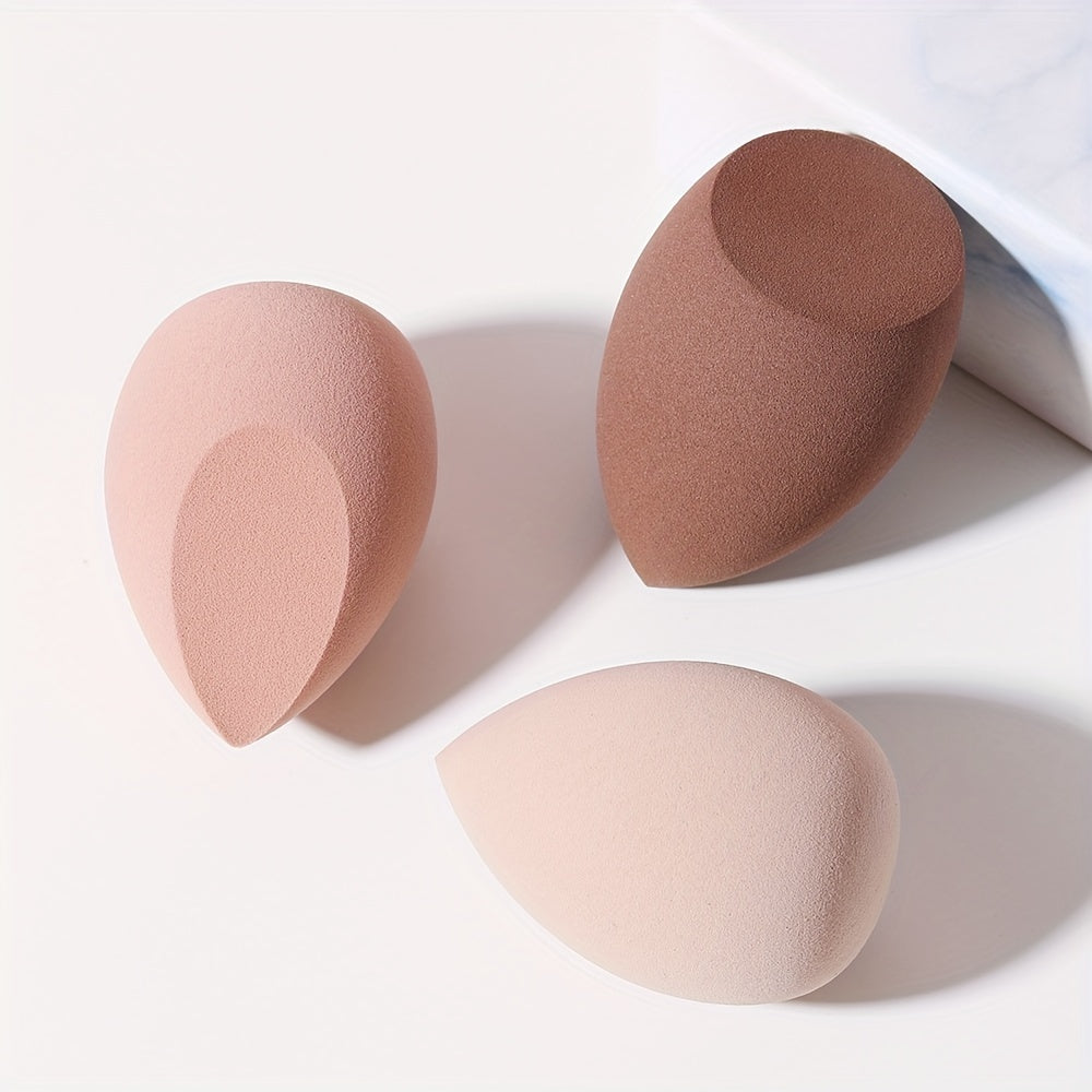 3-Piece Makeup Sponge Set Blenders for Powder and Foundation