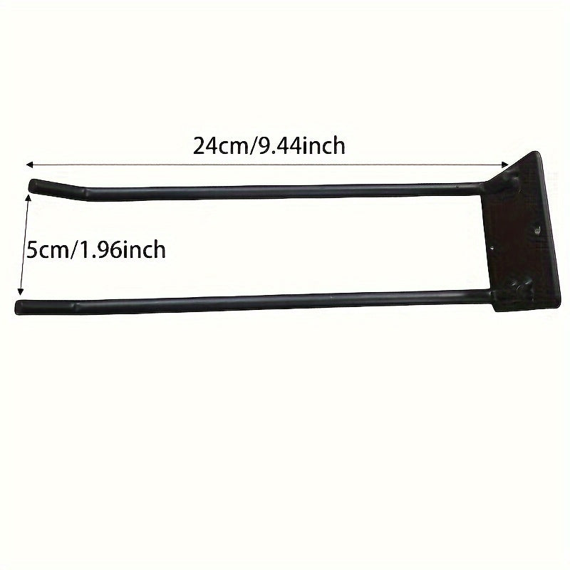 Metal Wall Mount Tool Holder Unfinished Garage Garden Organizer Hooks