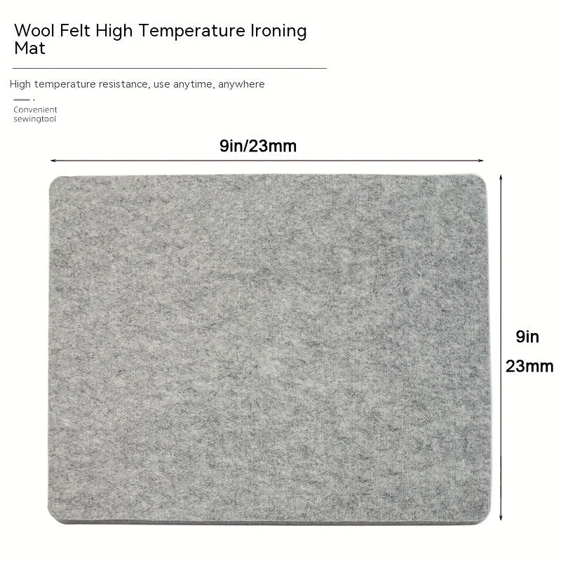 Almohadilla de fieltro de lana para planchar para proyectos de acolchado y costura, resistente al calor
