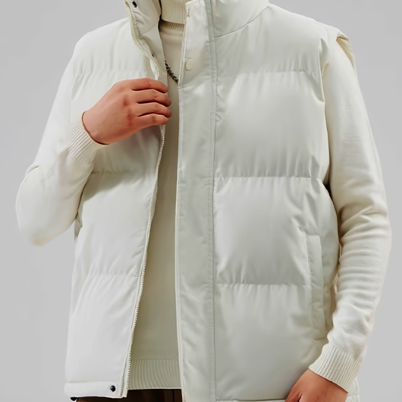 Erkaklar uchun mustahkam rangli jilet, turli xil ko'ylaklar bilan - Kuz va Qish uchun ideal, Polyester, mashinada yuvish mumkin