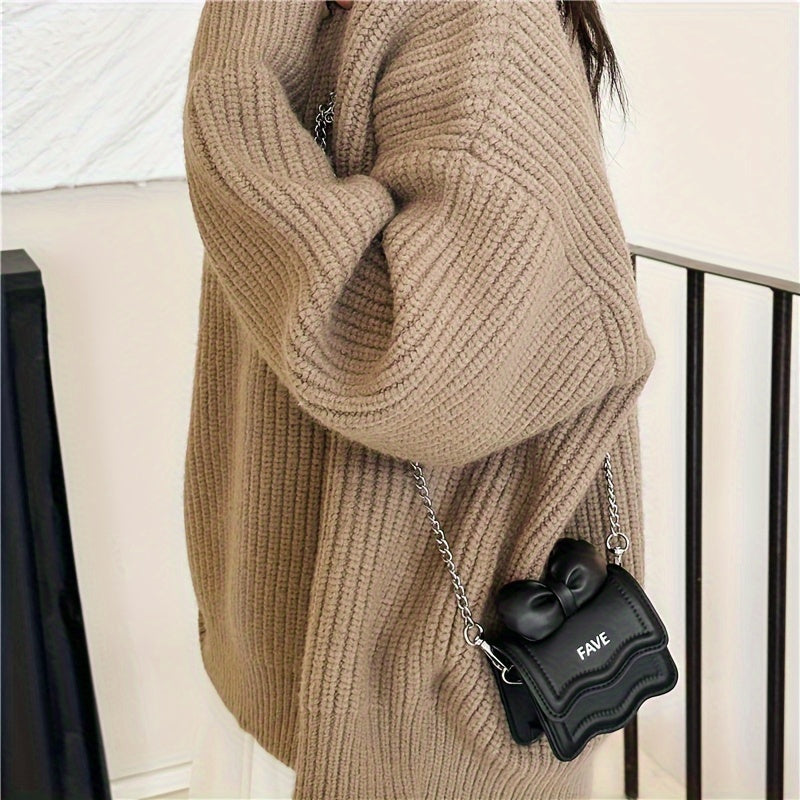 Kids Girls Pink Crossbody Bag with Bow Accent and Embossed Flap for Daily Use