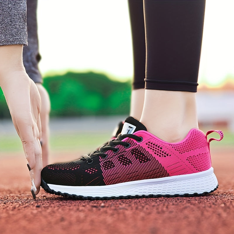 Women's Casual Mesh Sneakers, Lightweight Breathable Running Shoes