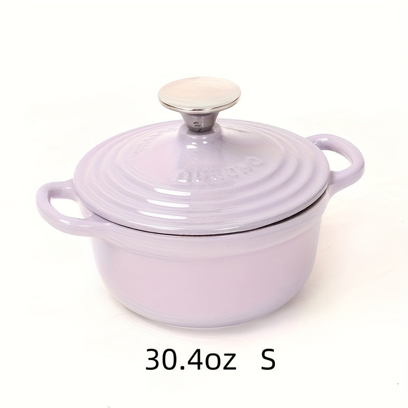 Enamel Cast Iron Health Pot for Rice and Cooking, 30.4oz or 60.8oz