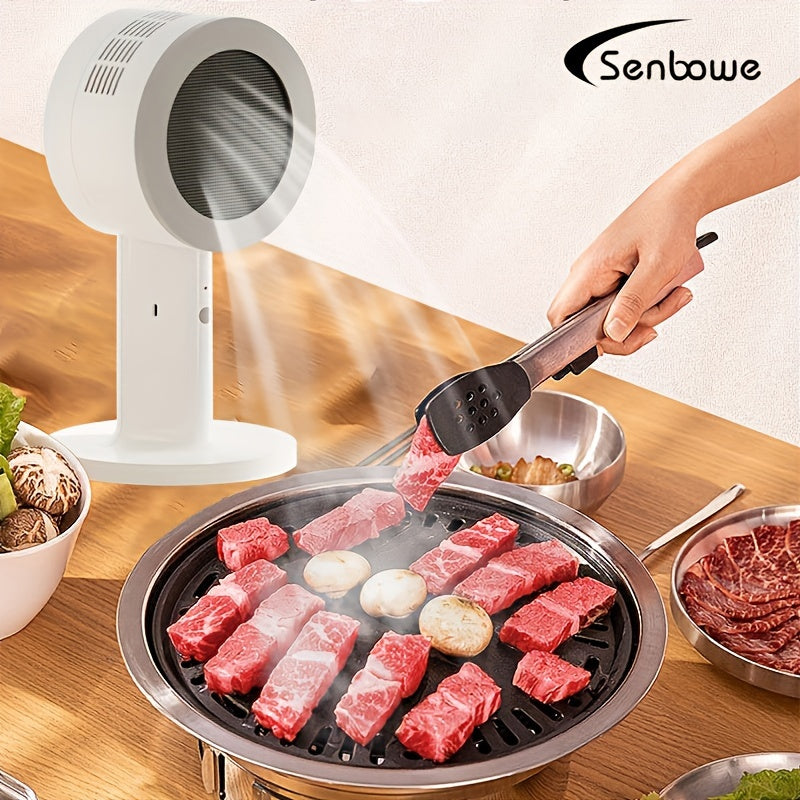 Campana extractora mini portátil para escritorio, recargable por USB, ideal para barbacoas y ollas calientes