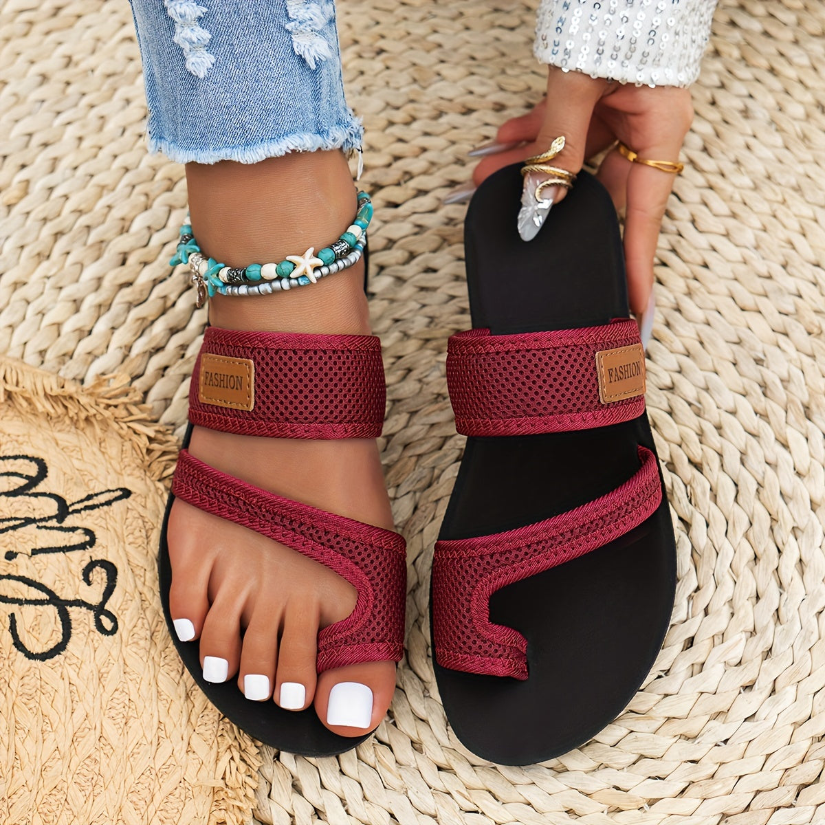 Women's Flat Breathable Sandals Comfortable Summer Shoes