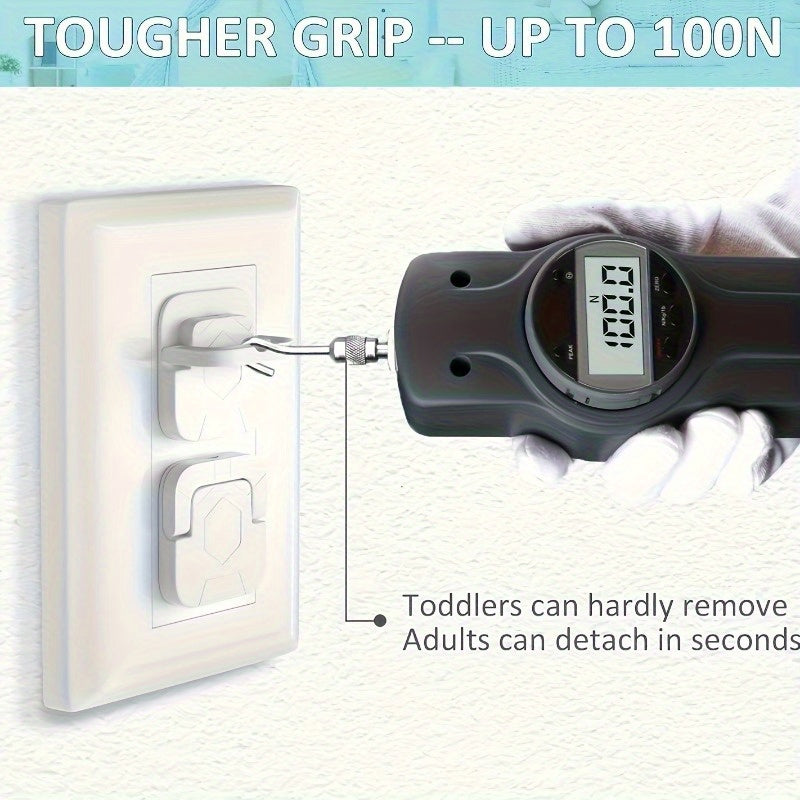 15-Pack Plastic Outlet Covers Child Safety Electric Plug Protectors