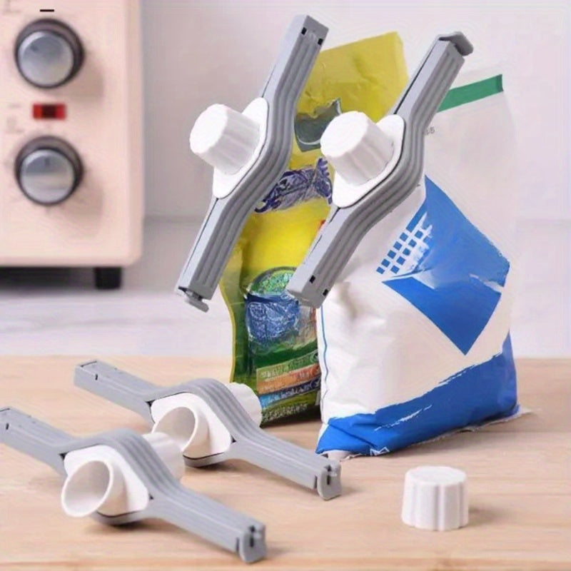 Bir nechta paketlar uchun oziq-ovqat saqlash kliplarini yopishtiruvchi qo'shimchalar, atıştırmalıklar, mevalar, sabzavotlar uchun