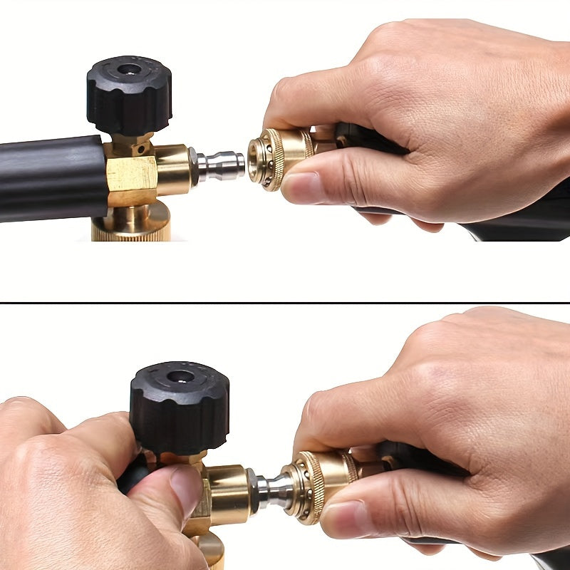 High Pressure Foam Sprayer for Car Wash Aluminum Water Gun with Fan-Shaped Head