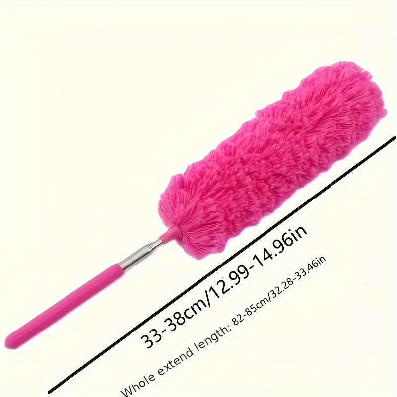 Microfiber Duster with Telescopic Handle for Ceiling Fans and Home Cleaning