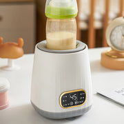 Smart Electric Milk Shaker 3-in-1 USB Rechargeable Portable Mixer with Adjustable Temperature for On-the-Go Feeding