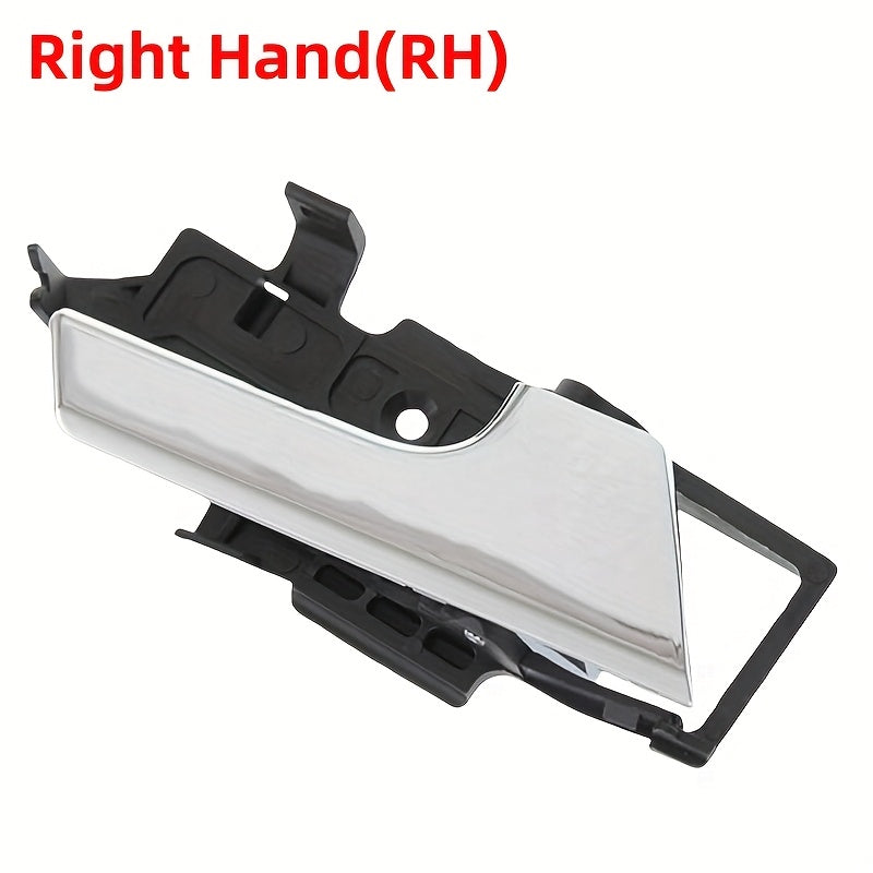 Front Door Handle Black ABS Chrome Finish for Sedan Vehicle Replacement
