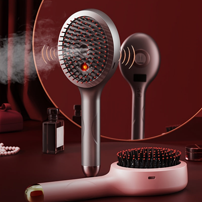 Scalp Massager with Vibrating Spray Head Comb for Home and Travel