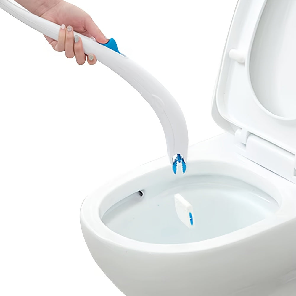 Disposable Toilet Cleaning Brush Set with 12 Replacement Heads Bathroom Cleaning Tool