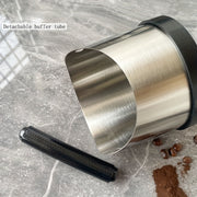 Espresso mashinalari uchun zanglamaydigan po'latdan qilingan qahva qoldiqlari chelak - Olib yuriladigan tutqich, uyda foydalanish uchun mustahkam chiqindi idishi