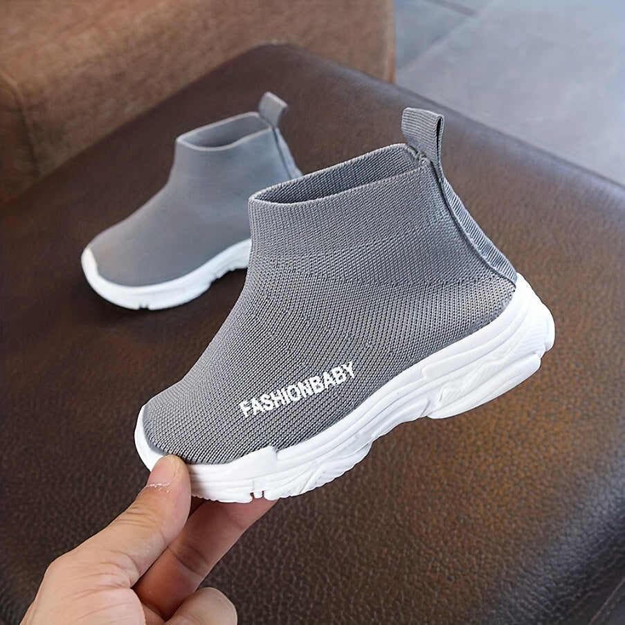 Girls Breathable Ankle Boots Non-Slip Platform Shoes for Spring and Autumn