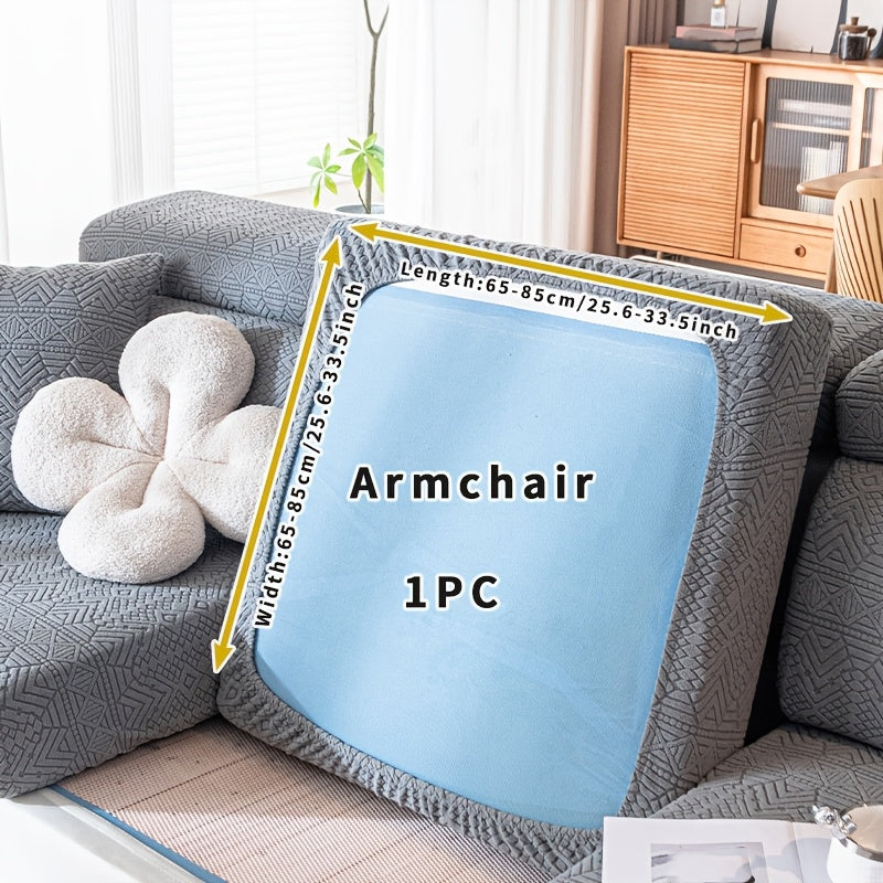 Boho Elastic Sofa Cover Pet-Friendly Machine Washable Fits Various Sizes