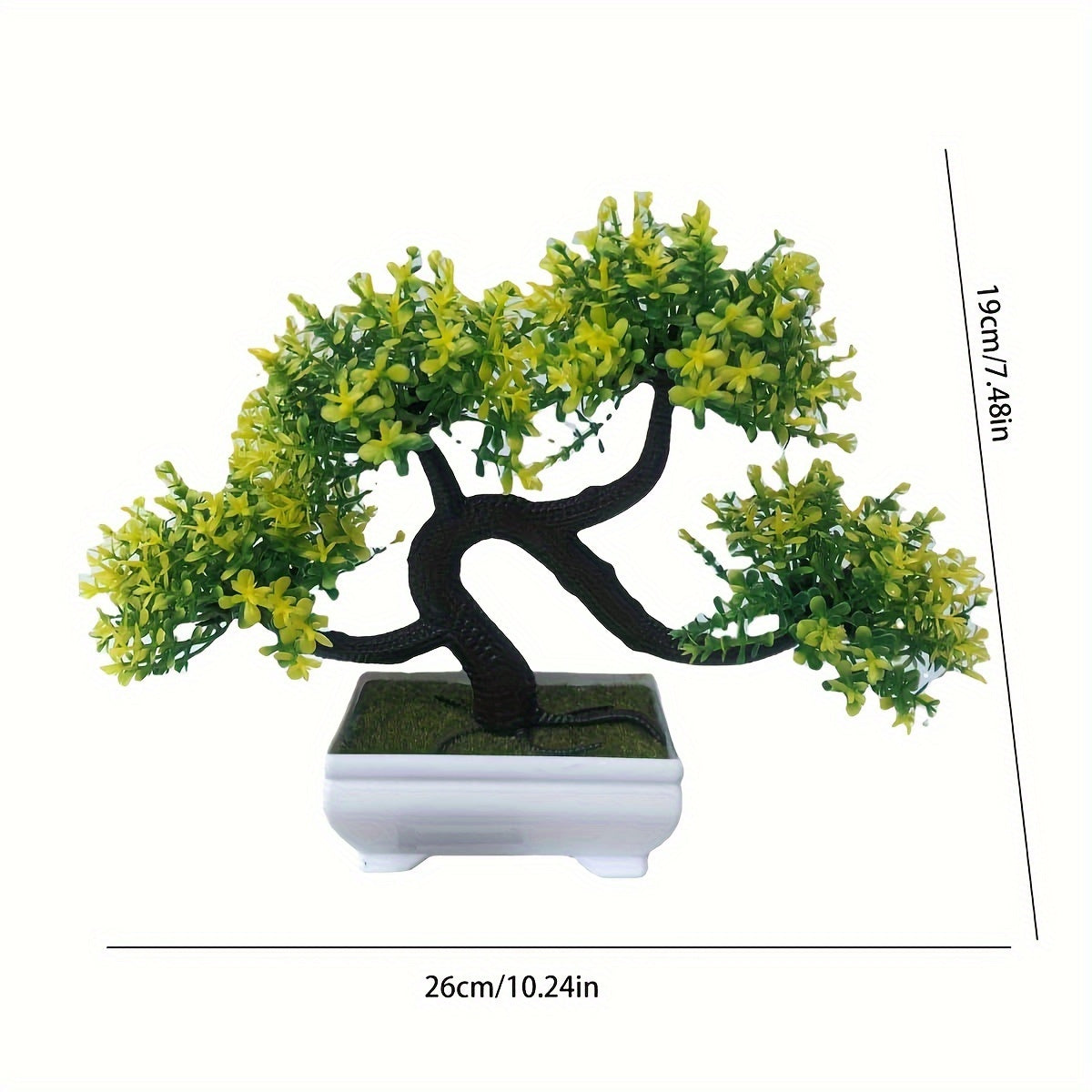Artificial Plant Small Faux Dragon Beard Tree for Home Decor and Gifts