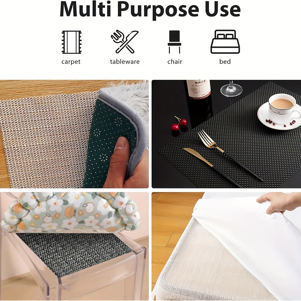 Non-Slip PVC Rug Gripper Pads for Hardwood Floors and Area Rugs