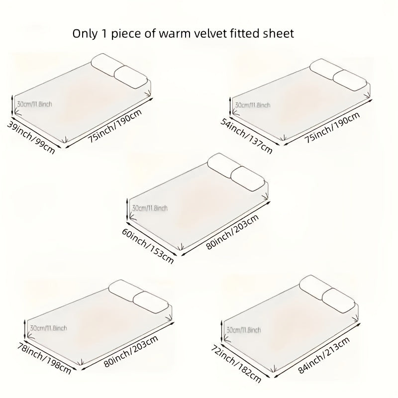 Solid Color Fitted Sheet for Simmons Mattresses Brushed Finish Anti-Slip Dustproof