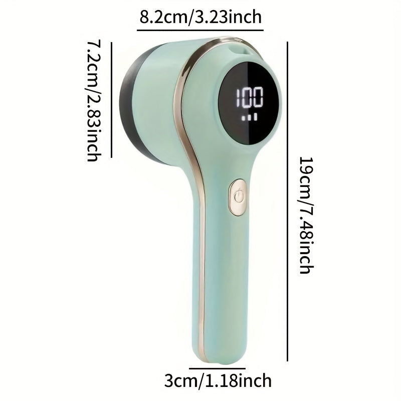 USB перезаряжаемый удалитель катышков с регулируемыми настройками, LED-дисплей. Идеально подходит для свитеров, ковров. Уход за тканью без запутывания, органайзер для одежды.