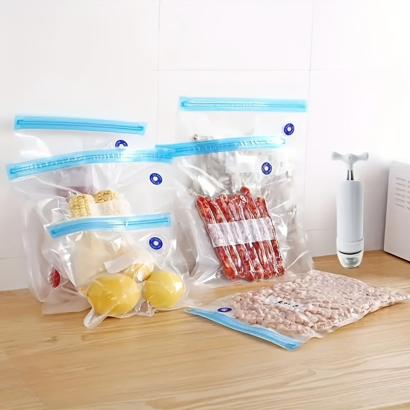 Vacuum Sealer Bags Set 30/50pcs Food Storage Large Medium Small Transparent PE